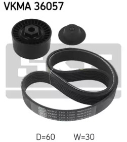 Ременный комплект SKF VKMA 36057